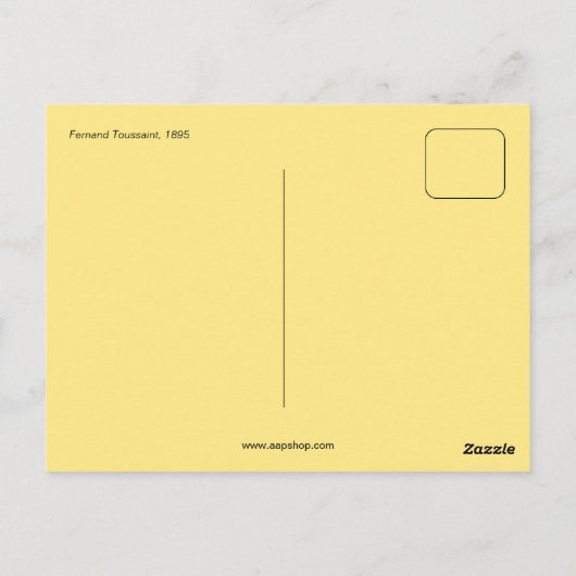 ヴィンテージベルギーアールヌーボールシロン ポストカード (裏面)