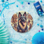 ヴィンテージベルギーテルブレンイラストレーション ペーパープレート (パーティー)