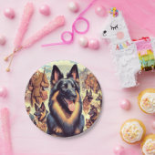 ヴィンテージベルギーテルブレンイラストレーション ペーパープレート (パーティー)