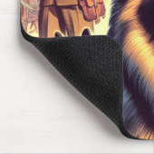 ヴィンテージベルギーテルブレンイラストレーション マウスパッド (コーナー)