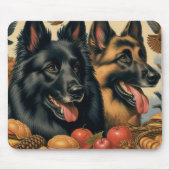 ヴィンテージベルギーテルヴル絵画ン マウスパッド (正面)