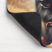 ヴィンテージベルギーテルヴル絵画ン マウスパッド (コーナー)