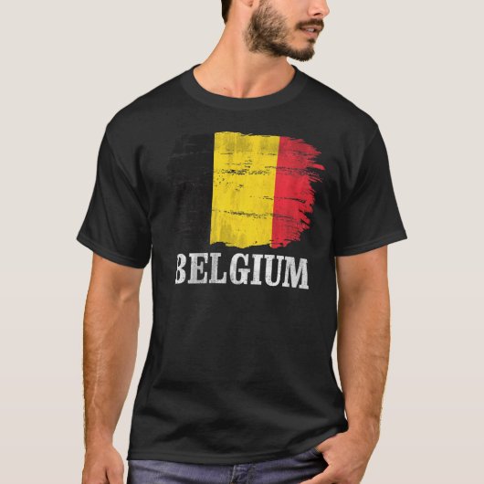 ヴィンテージベルギー国旗 Tシャツ (正面)