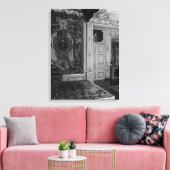 ヴィンテージベルサイユパレスルイXVベッドチャンバ キャンバスプリント (インサイチュ (リビング))