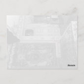 ヴィンテージベルサイユパレスルイXVベッドチャンバ ポストカード (裏面)