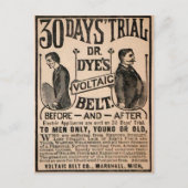 ヴィンテージベルト広告用はがき ポストカード (正面)