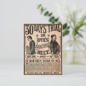 ヴィンテージベルト広告用はがき ポストカード (スタンド正面)