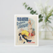 ヴィンテージベルフランスのエポック音楽堂とシェレー ポストカード (スタンド正面)