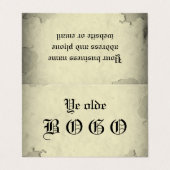 ヴィンテージベルムボゴロイヤリティ折り畳みカード 名刺 (外部フラット)