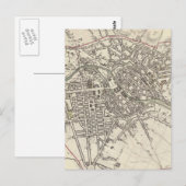 ヴィンテージベルリンの地図（1833年） ポストカード (正面/裏面)