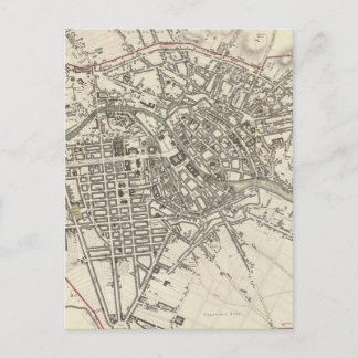 ヴィンテージベルリンの地図（1833年） ポストカード