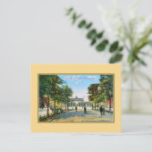 ヴィンテージベルリンウンターデンリンデン、ブランデンブルク門 ポストカード (スタンド正面)