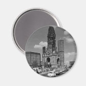 ヴィンテージベルリンカイザーウィルヘルム記念教会 マグネット (正面/裏面)