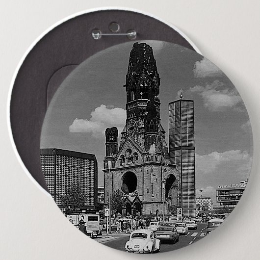 ヴィンテージベルリンカイザーウィルヘルム記念教会 缶バッジ (正面&裏面)