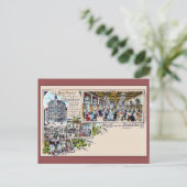 ヴィンテージベルリン1890sビールパレスリソ ポストカード (スタンド正面)