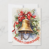 ヴィンテージベル – クリスマスカード (正面)