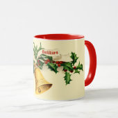 ヴィンテージベル、ミスタントー&ホリー マグカップ (正面右)