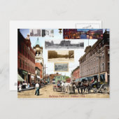 ヴィンテージベローズ秋階段ポストカード ポストカード (正面/裏面)