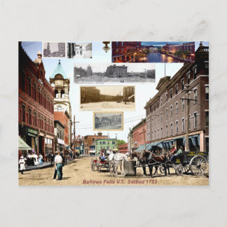 ヴィンテージベローズ秋階段ポストカード ポストカード