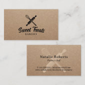 ヴィンテージベーカリーウィスクロ素朴ゴクラフト 名刺 (正面/裏面)