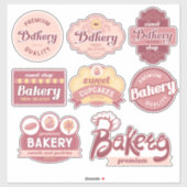 ヴィンテージベーカリーラベルシール シール (シート)