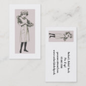 ヴィンテージベーカーまたはパティシシェフ 名刺 (正面/裏面)