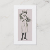 ヴィンテージベーカーまたはパティシシェフ 名刺 (正面)