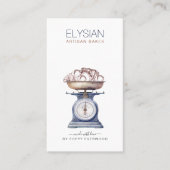 ヴィンテージベーカーベーカリーパティシシェフ 名刺 (正面)