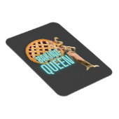 ヴィンテージベーキングクイーンオングレーフレックス マグネット (右側)