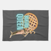 ヴィンテージベーキングクイーンオングレー キッチンタオル (横)