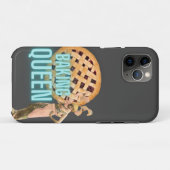 ヴィンテージベーキングクイーンオングレー Case-Mate iPhoneケース (裏面(横))