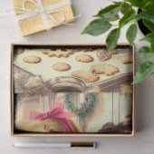 ヴィンテージベーキングクッキークリスマスレディース 薄葉紙 (ギフト)