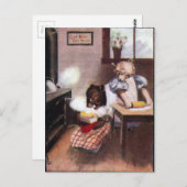 ヴィンテージベーキングクマ ポストカード (正面/裏面)