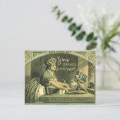 ヴィンテージベーキング粉末ポストカード1880年 ポストカード (スタンド正面)