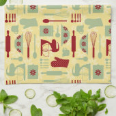 ヴィンテージベーキング キッチンタオル (折り畳み)