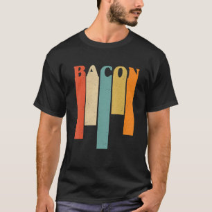 ヴィンテージベーコンマニアストバーベキューグリリングレトロB Tシャツ