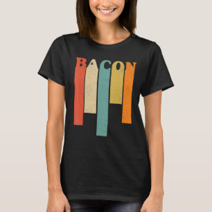 ヴィンテージベーコンマニアストバーベキューグリリングレトロB Tシャツ