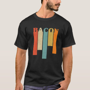ヴィンテージベーコンマニアストバーベキューグリリングレトロB Tシャツ