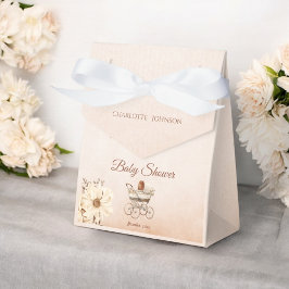 ヴィンテージベージクラシックー男女兼用ベビーシャワー フェイバーボックス