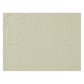 ヴィンテージベージュと緑のフローラディアンツスバーバタス テーブルクロス (正面(横))