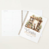 ヴィンテージベージュイースターラビットレシピ プランナー手帳 (ディスプレー)