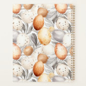 ヴィンテージベージュイースターラビットレシピ プランナー手帳 (裏面)