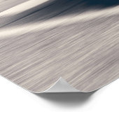 ヴィンテージベージュカデラックとクロムグリル ポスター (角)