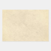 ヴィンテージベージュパーチメントルック ラッピングペーパーシート (正面3)