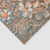 ヴィンテージベージュブラウンさくらんぼスケッチ 薄葉紙 (詳細)