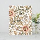 ヴィンテージベージュ&グリーンボタニカル (スタンド正面)