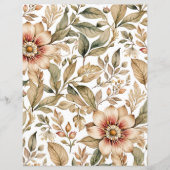 ヴィンテージベージュ&グリーンボタニカル (正面)