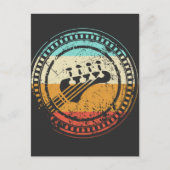ヴィンテージベースのギターヘッドストックレトロギタリスト ポストカード (正面)