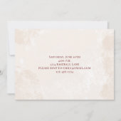 ヴィンテージベースボールオールスター誕生日シンプルパーティー 招待状 (裏面)