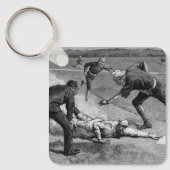 ヴィンテージベースボールバイトゥーレ・デ・タルストラップ, 1885 キーホルダー (正面)